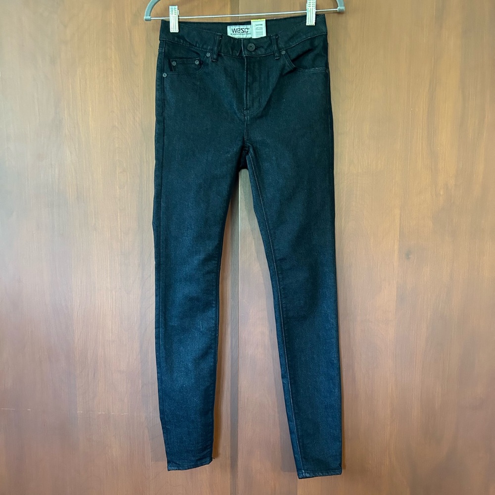 NWT WESC Black Skinny Jeans